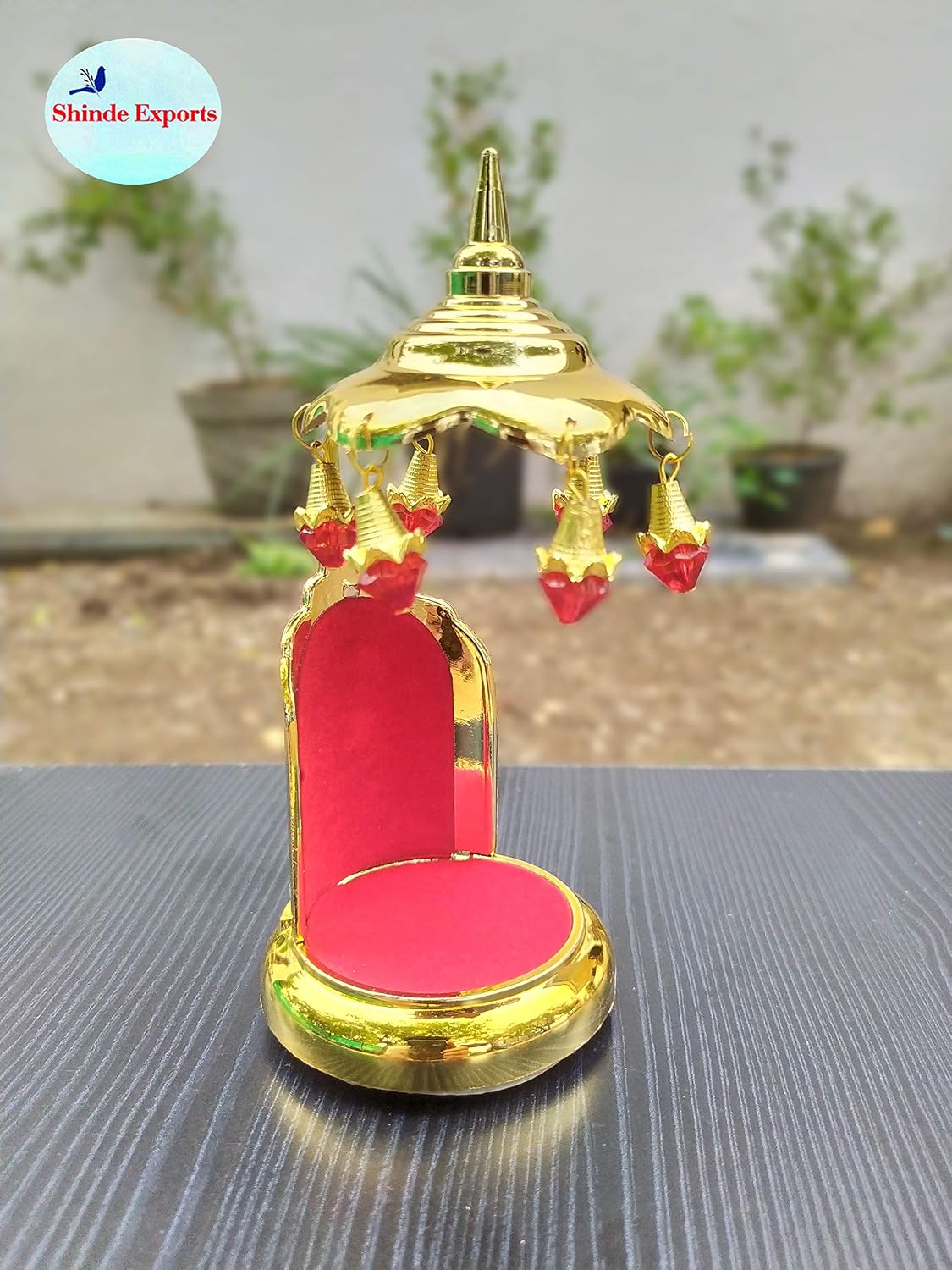 SHINDE EXPORTS Plastic Temple Idol/Statue for Car Dashboard (Design 3, Medium)