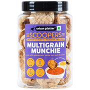 Urban Platter Scoopers Multigrain Munchie, 60g (Crunchy Crisps Made with Popped Multi-Grains and Seeds for Healthy Snacking)