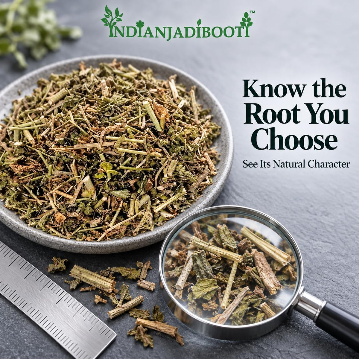 IndianJadiBooti Raw Bala Root - Sida Cordifolia - Country Mallow - Dry Whole Herb