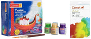 Camel Premium Poster Colour with Brush - 20 Shades (Multicolor) Artist Water Colour Cake Set - Pack of 24 (Blue)
