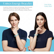 Astrodidi Natural Certified Firoza Turquoise Stone Bracelet for Throat Chakra, Communication, Good Luck, Manifestation, Money, Success, Positive Energy | Reiki Feng-Shui Healing Crystal Gemstone for Men and Women