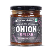 Urban Platter Caramelized & Smoked Onion Relish, 200g (Gourmet Spread, Savory-Sweet Flavour, Perfect for Sandwiches, Burgers, Cheese Boards & More)