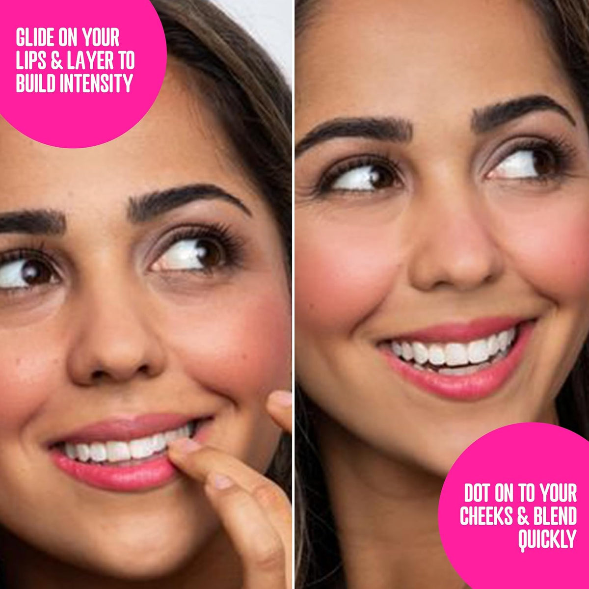 INSIGHT I'm Tinted Blush – Ruby Glow (6g) | Niacinamide-Infused | Water-Based Tint | Lightweight & Long-Lasting | Buildable Formula with Built-In Sponge Applicator
