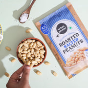 Urban Platter Roasted Salted Peanuts, 200g (Skin Removed | Vacuum Packed | Product of Bharuch | Oil-Free)