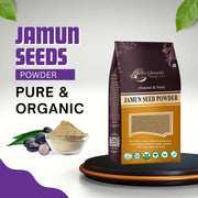 BrijBooti Jamun Seeds powder for Diabetes 100% Natural Powder 800 Gr