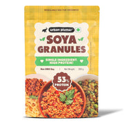 Urban Platter Soya Granules, 300g (53% Plant Protein | Made from Defatted Soy Flour | Fiber Rich Soya Mince)
