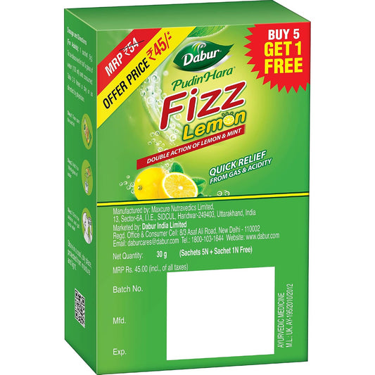 Dabur Pudin Hara Lemon Fizz - 30 Gm