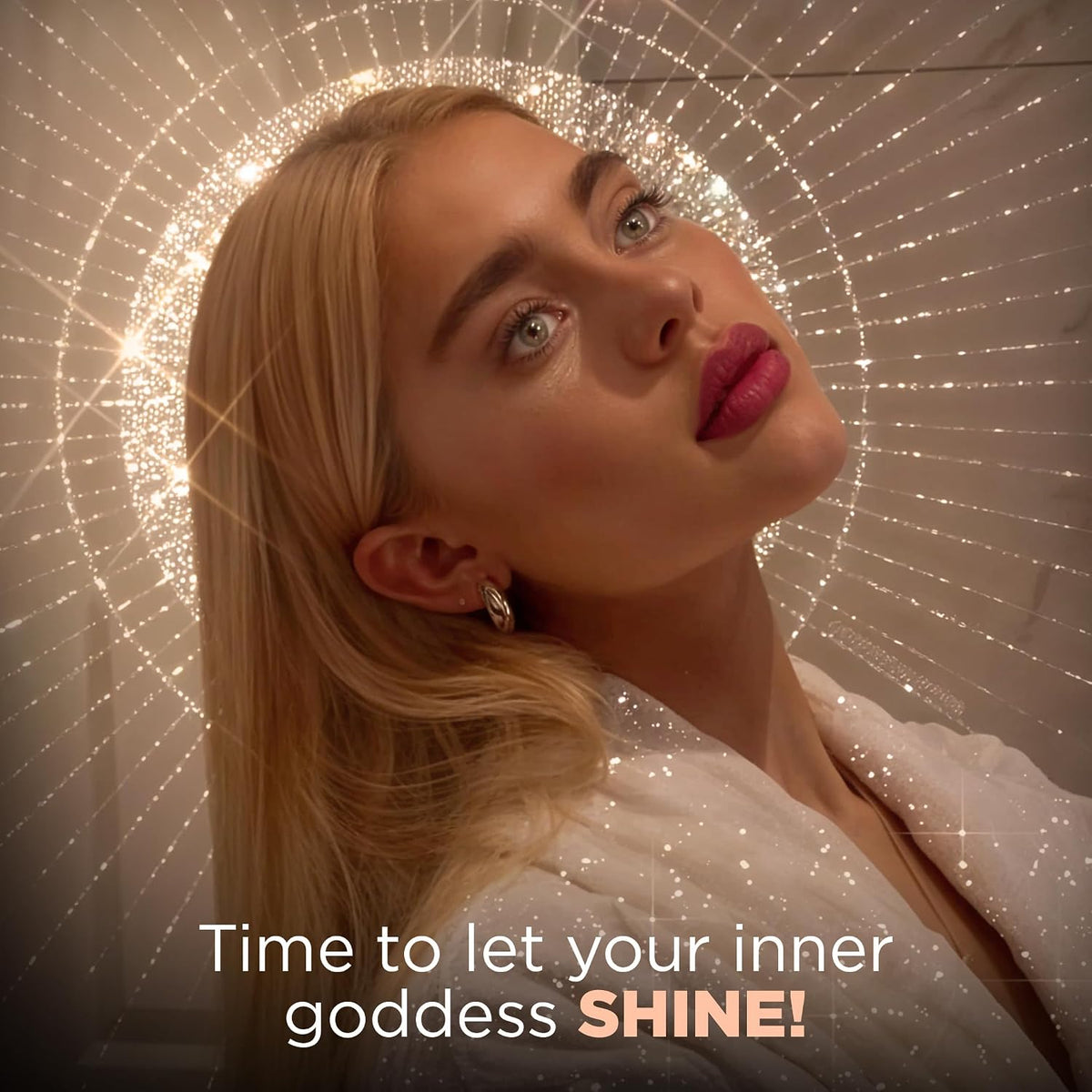 Beardo FREED Starlight Shine Ultra-Fine Shimmer Spray With Peach Musk Body Mist For Women | Luxury Shimmer Spray | Instant Glow, Long Lasting, Premium Fragrance For Women -100Ml