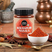 Urban Platter Maharashtrian Kolhapuri Masala, 150g (Signature Khamang Kolhapuri Blend | Fiery & Rustic Flavours | Additive & Preservative-free)