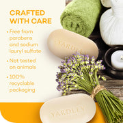 Yardley London Sensitive Skin Shea Buttermilk W/Chamomile & Creamy Buttermilk Bath Bar 4.25oz (1 Bar).
