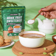 Urban Platter Monk Fruit Sweetener (Zero Calorie, Keto & Diabetic-Friendly, 1:1 Sugar Replacement, No Aftertaste, Monk Fruit + Erythritol Blend) (200g (Pack of 2))