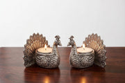 KridayKraft Designed with a Versatile Central Cavity, This Peacock Serves as a Stunning tealight Candle Holder, a mini Indoor Planter, a Unique Pen Stand, or a Sophisticated Vanity Organizer.