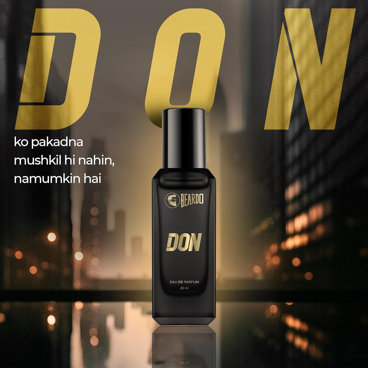 Beardo Don Perfume for Men, 20ml | With Melon, Jasmin, Vannila Intense Fresh | Strong Long Lasting Mens Perfume | EAU DE PARFUM Men | Gift for men | Gift For Friends