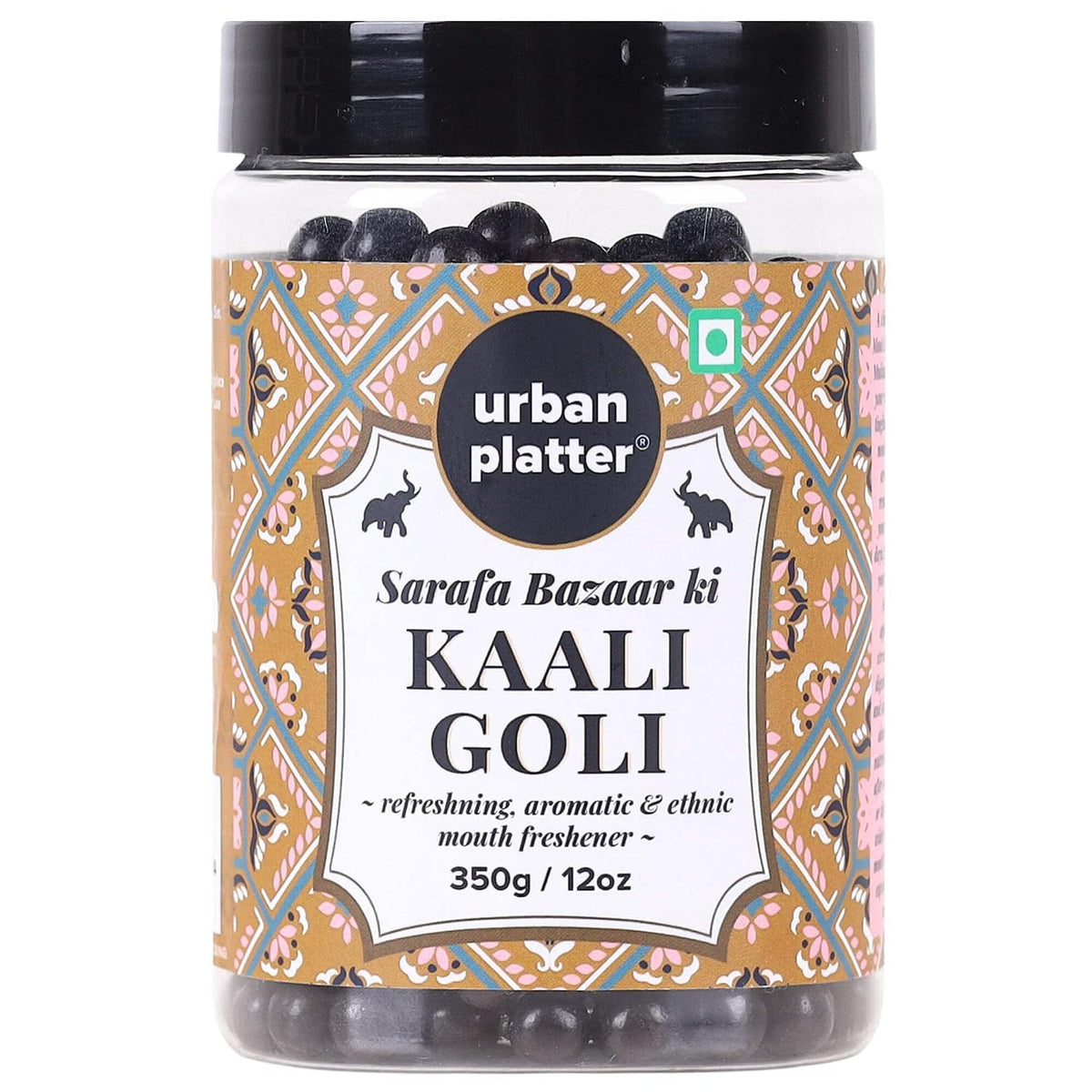 Urban Platter Sarafa Bazaar ki Kaali Goli Mukhwas, 350g
