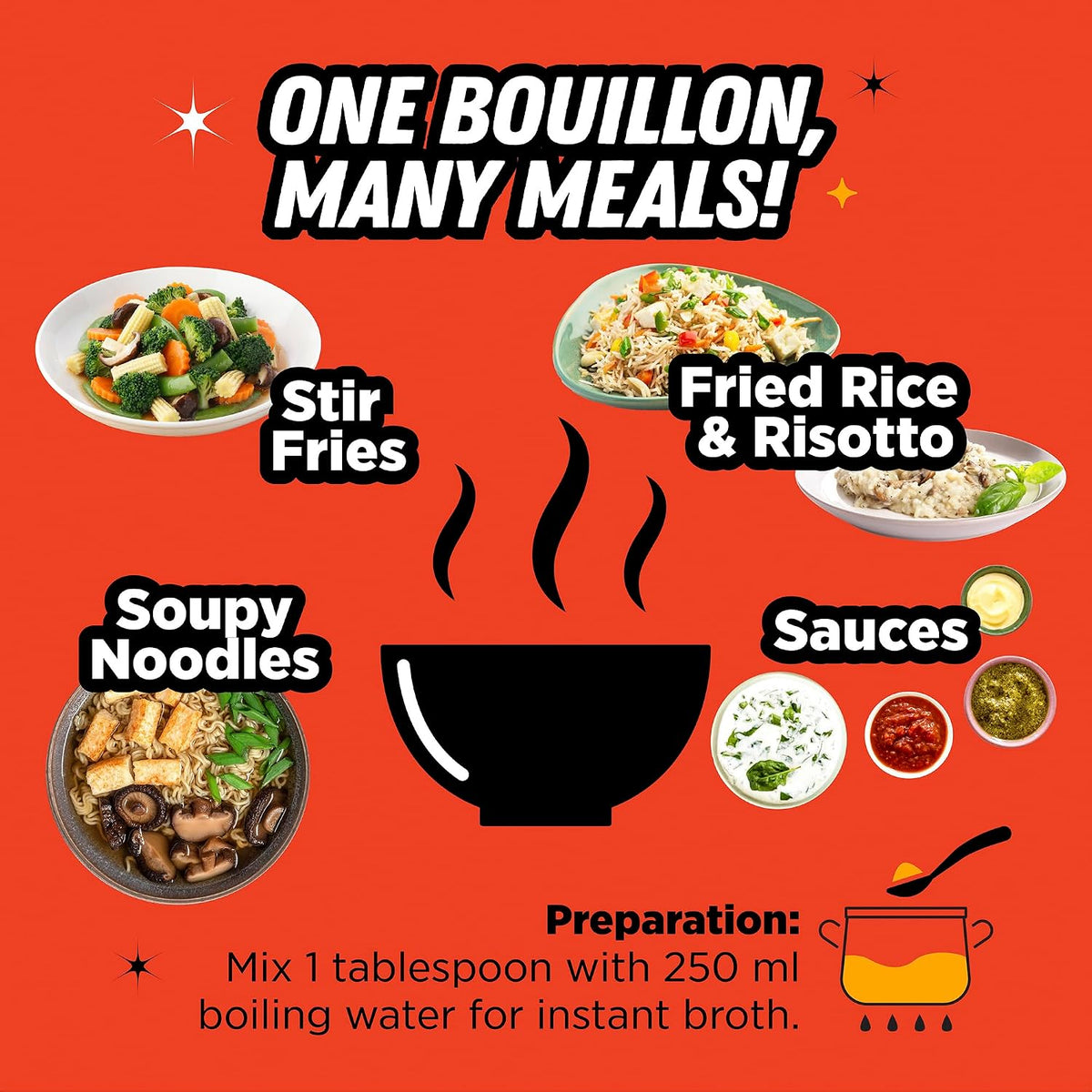 Urban Platter One in a Bouillon, 200g (Instant Vegetable Broth Powder | Perfectly Plant-based Umami Base | Clean-Label | Additive, Preservative and MSG free)