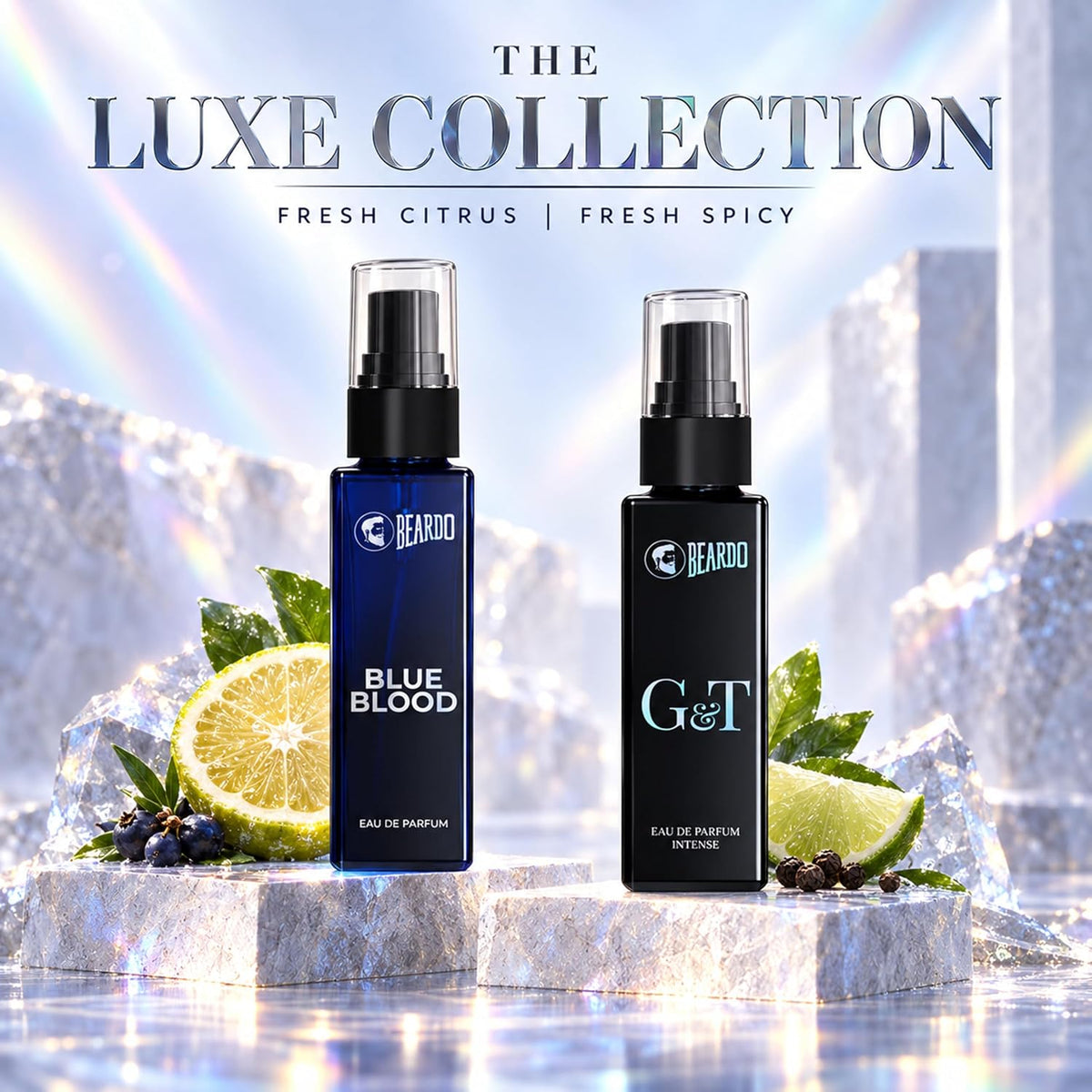 Beardo Seven Deadly Scents Perfume Set for Men | Premium Fragrance Discovery Set | 7 x 8ml Long Lasting Perfumes | Luxury Perfume Sampler | Travel Friendly Gift Pack | Husband, Boyfriend, Brother & Men | Wedding, Birthday & Festival Gift