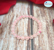SHINDE EXPORTS Natural Rose Quartz Gemstone Bracelet for men and women
