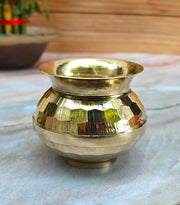 SHINDE EXPORTS Brass lota Pooja Kalash for puja Small Size 2.3 inches