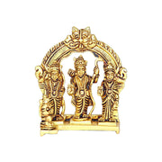 Aalayam Selveer Ram Darbar Murti Brass | Ramar Pattabhishekam Brass Idol | Ram Darbar Brass Idol | Ram Darbar Statue Brass 10.5 CM Height Brass Gold Colour 1 Piece