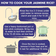 Urban Platter Thai Jasmine Rice, 300g (Aromatic Long-Grain Rice | Soft & Fluffy Texture | Asian Pantry Staple)