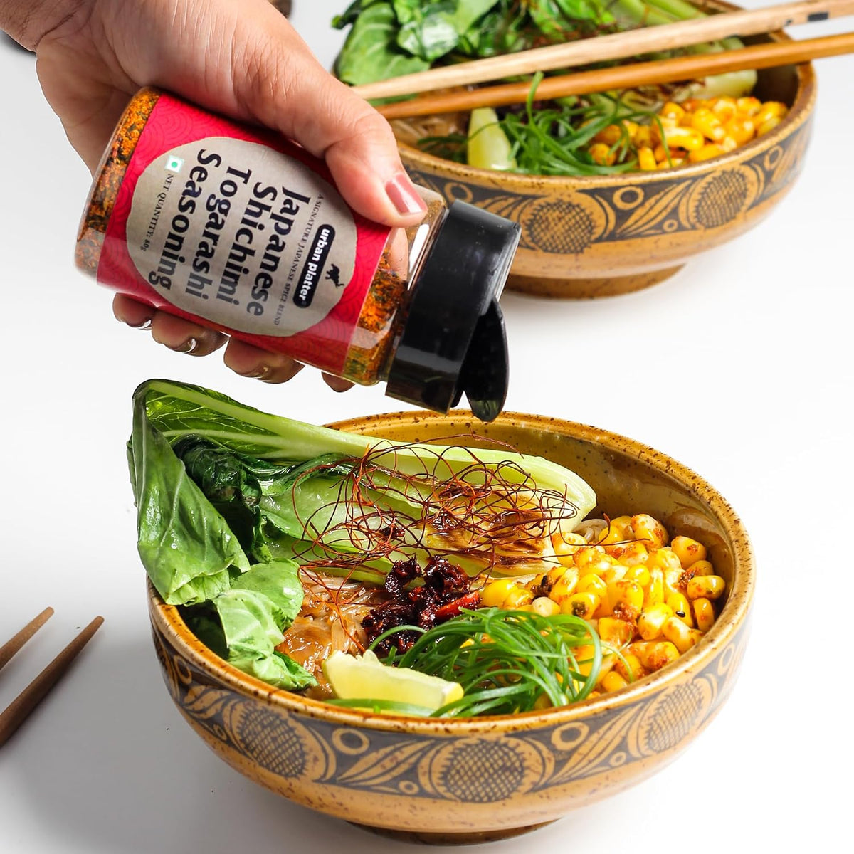 Urban Platter Shichimi Togarashi Seasoning, 80g (Japanese Seven-Spice Blend | Aromatic & Zesty)