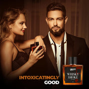 BEARDO Dark Side And Whisky Smoke Perfume for Man, 100ml X 2| Eau De Parfum | Premium, Strong & Long Lasting Fresh Scent Fragrance For |Premium Perfume for Men | Gift For Friends | Gift For Men