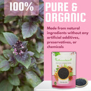 IndianJadiBooti Tukh Malanga (100g) | Premium Sabja Seeds (Sweet Basil) | Tukmaria/Falooda Seeds for Cooling Drinks | High Fiber for Weight Management & Acidity Relief | Natural & Cleaned
