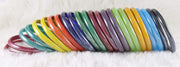 NMIIBeautiful Handmade Glossy Multicolor Glass Bangles for Women & Girls on Different Occasions(B07F9PYVFM)