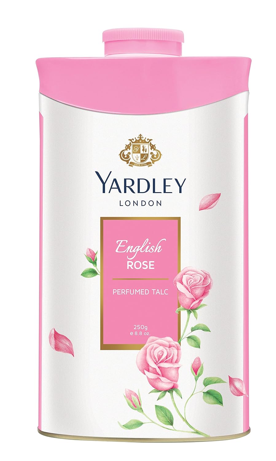 Yardley London English Rose Perfumed Talc for Women, 100g