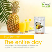 Holy Natural Pineapple Powder - 400 GM | No Added Sugar & Preservative | For Cake, Juice & Ice-cream