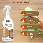 Astro Plus+ Furniture Cleaner Liquid – Removes Stains and Restores Shine (500 ml)