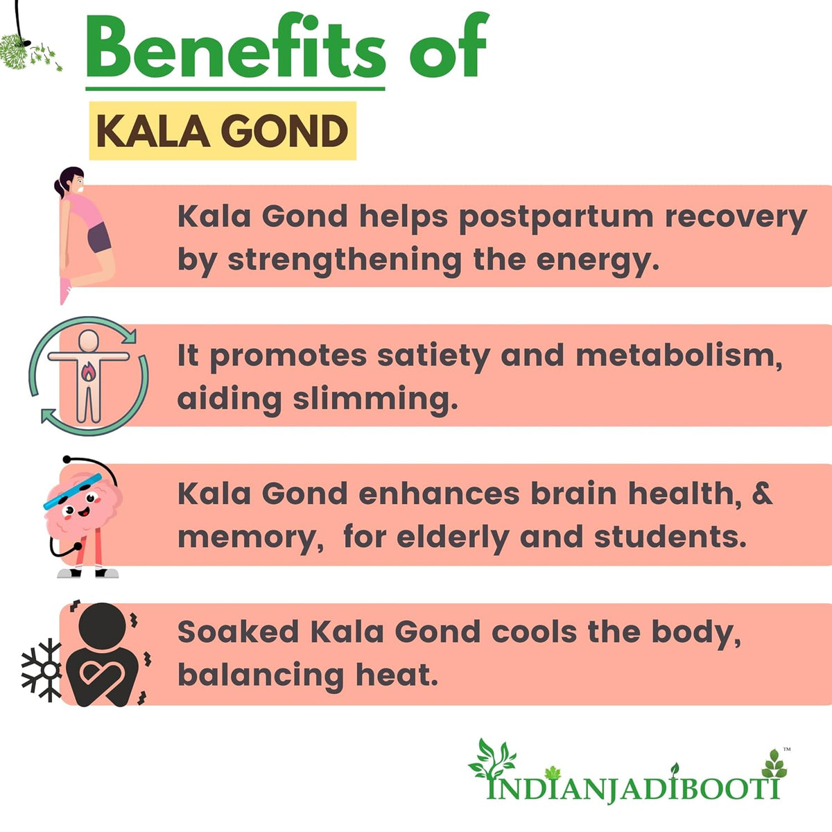 IndianJadiBooti Pure Kala Gond (Gond Siyah) | Traditional Black Resin for Structural Harmony, Joint Resilience & Vata Balance | 900 Grams