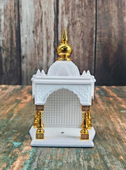 SHINDE EXPORTS Temple for car Dashboard Stand 6 inches (Plastic Empty Temple)