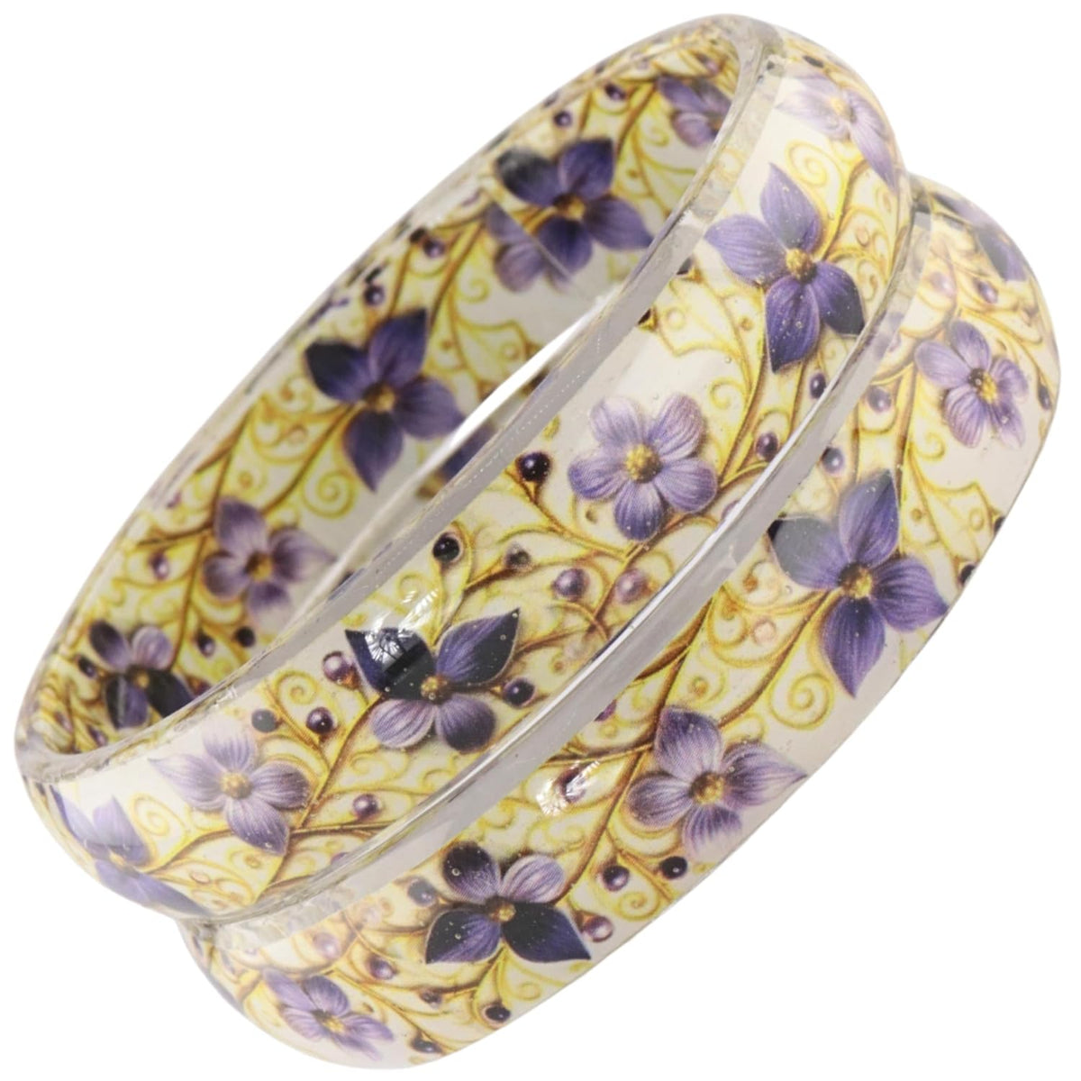 NMII Glass Bangle Set for Women