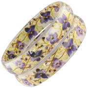 NMII Glass Bangle Set for Women