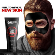 Beardo Activated Charcoal Peel Off Mask for Men, 100g | Charcoal Face Mask for Glowing Skin | Detoxing Facial Kit for Men | Peel Off Mask For Oily & Dirt free skin