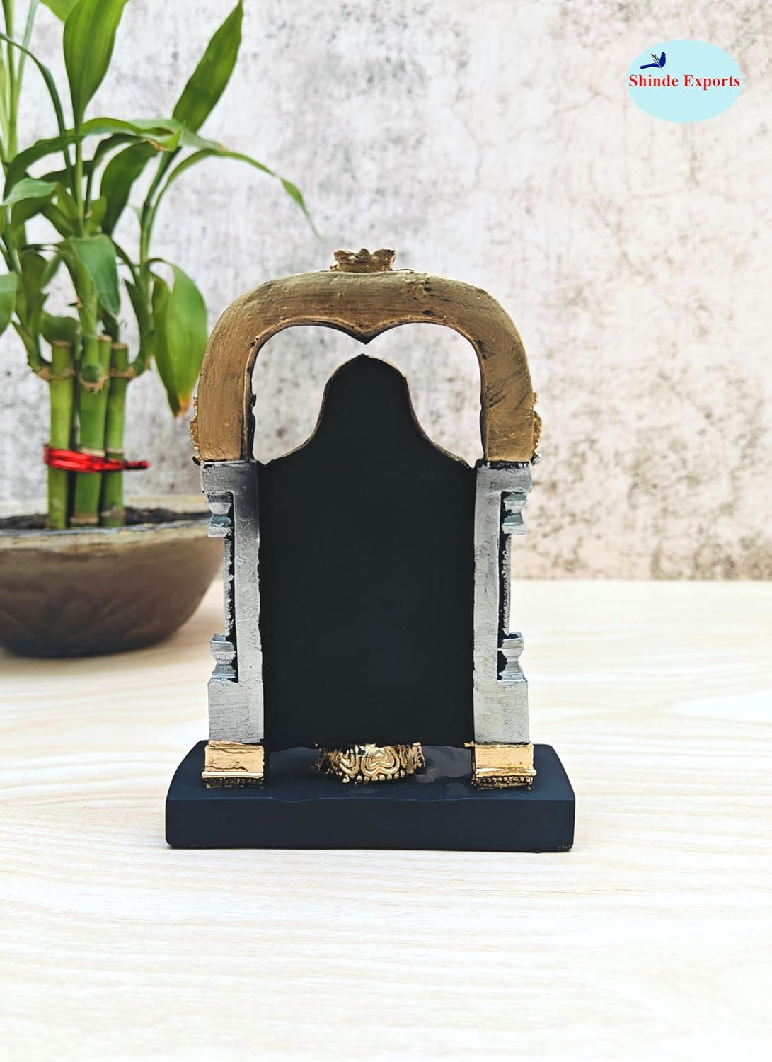 SHINDE EXPORTS Govinda Idol for car Dashboard/Balaji murti for car/tirupati Balaji murti/Balaji Statue for Pooja Room (5.5 inches Balaji)