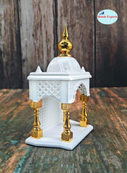 SHINDE EXPORTS Temple for car Dashboard Stand 6 inches (Plastic Empty Temple)