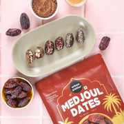 Urban Platter Medium Medjoul Dates, 500g (Hand-Sorted | Moist & Caramelly Texture | Perfect for Snacking & Gifting)
