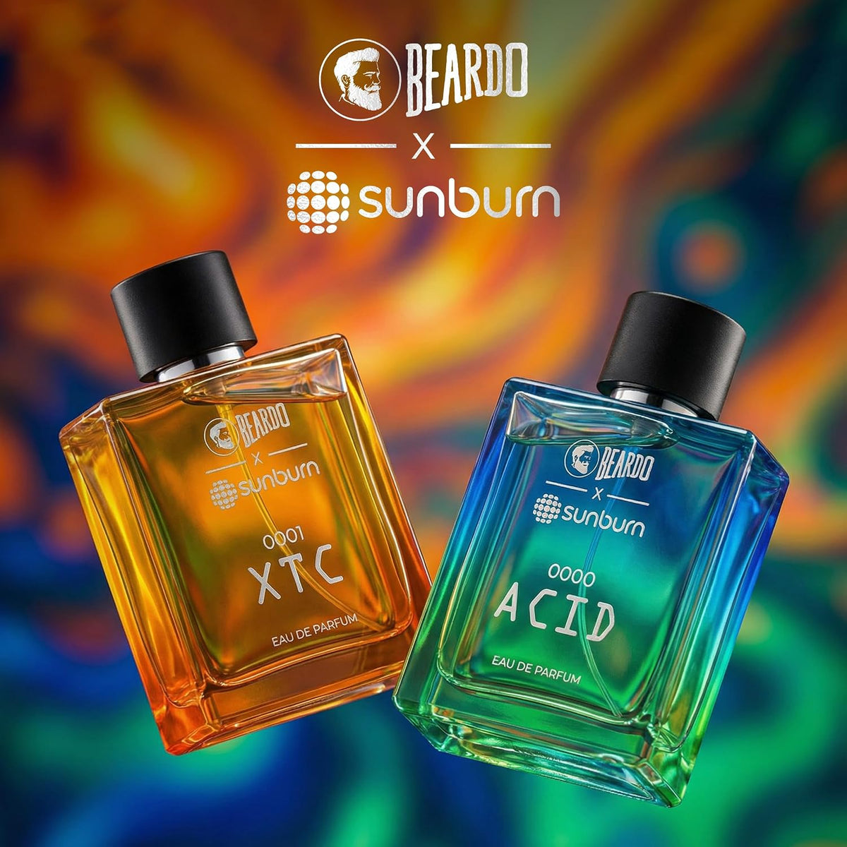 BEARDO ACID X SUNBURN Perfume for Men 100ml | Extrait De Parfum | Citrusy & Aromatic | Long Lasting Fragrance | Premium Gift For Man | Perfume For Man