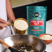 Urban Platter Classic Italian Carnaroli Rice, 300 Grams (Medium Grain Rice | Firm and Starchy | Risotto Rice)