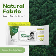 Mother Sparsh Natural Care Water Baby Wipes 60 Pcs (Pack of 9)I 100% Plant Made Fabric From Forest Land | Fresh+Cleanse (with Cucumber) Plant Powered Water Wipes For Baby I Cotton Cloth Like Bigger Sheets