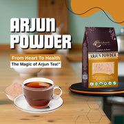 Brijbooti Arjun Ki Chaal Powder 500 Gr - Arjun Chal Tea - Organic Terminalia Arjuna Powder - Support Heart Health | FSSAI, GMP, ISO Certified