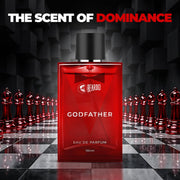 Beardo Godfather Eau De Parfum | Aromatic, Spicy Perfume For Men Long Lasting | Date Night Fragrance, Body Spray For Men, 100Mlx2 | Gift for men | Gift For Friends