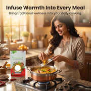 IndianJadiBooti Salem Turmeric Finger Whole - Tamilnadu Origin - Selam Haldi Sabut Haldi Khadi Haldi Haldi Gaanth - Cooking Spices (100 gm)