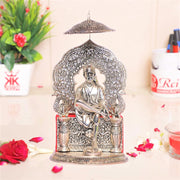 KridayKraft Shirdi Sai Baba Metal Statue,Sai Baba Idol Murti for Home,Office Decorative Showpiece Figurines,Religious Idol Gift Article...