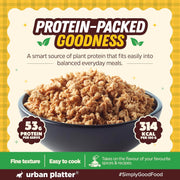 Urban Platter Soya Granules, 300g (53% Plant Protein | Made from Defatted Soy Flour | Fiber Rich Soya Mince)