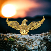 KridayKraft Aluminium Flying Eagle Showpiece Decorative Statue Antique Showpiece Memento Trophy Award, Vastu Power Strength
