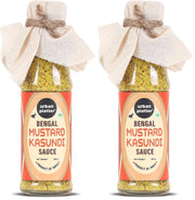 Urban Platter Vegan Bengal Mustard Kasundi Sauce, 200g (Pack of 2)