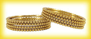 NMII Non-Precious Metal Base Metal and Linked With Ball Chain Glossy Finished Kada Set For Women and Girls